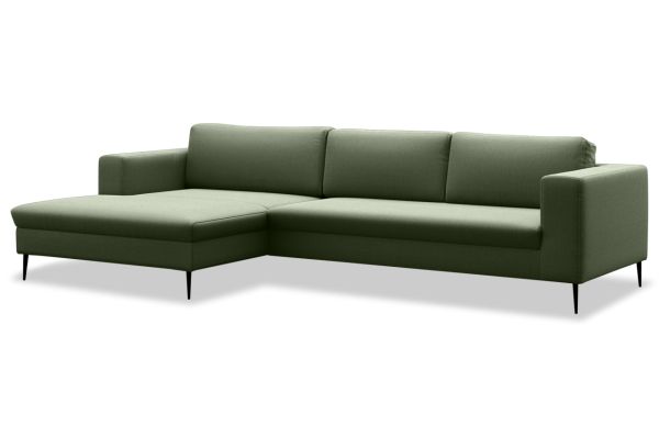 Domo Collection Ecksofa Modica links - XL Sofa in Cord