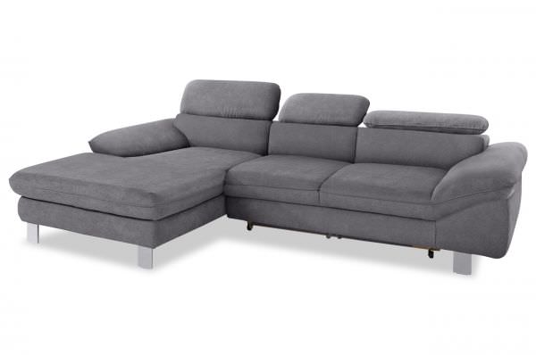 Cotta Ecksofa Driver links - wahlweise mit Schlaffunktion