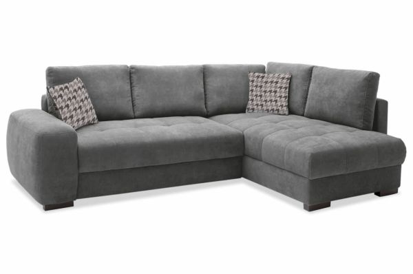 Ecksofa Santorin De Luxe rechts - mit Bettfunktion und Topper