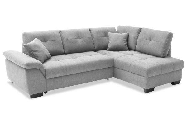 Ecksofa Ricarda de Luxe rechts - Dauerschläfer mit Topper