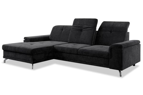 Ecksofa Match links - mit Schlaffunktion und Bettkasten