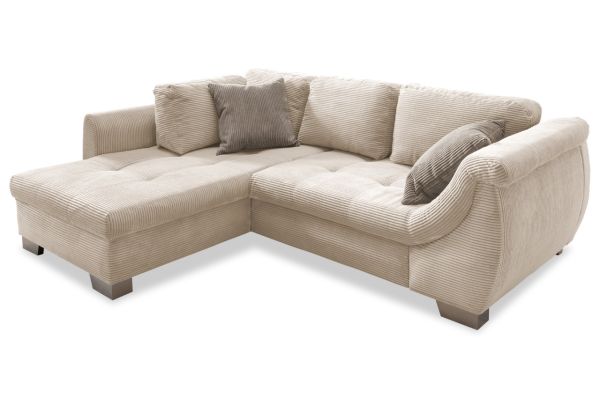Benformato Ecksofa Flora links - Cord Couch